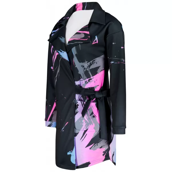  Frauen -Sweatshirt -Premium -Tasche für Frauen ALTISPORT VOJ/ALW074MI05 SCHWARZ -PINK 
