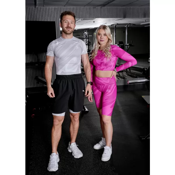  Männersport -Leggings über den Knien der Prämie ALTISPORT VOJ/ALM072LEG02 GRAU 