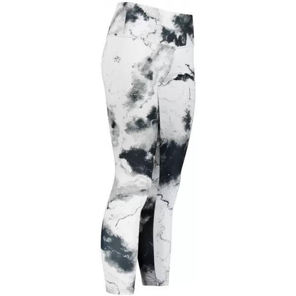  Lange Leggings für Frauen Premium ALTISPORT VOJ/ALW066LEG01 WEIß -UND -SCHWARZ 