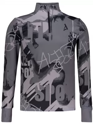 Herren Sport Sweatshirt Premium Plus ALTISPORT VOJ/ALM076MI04 DUNKELGRAU
