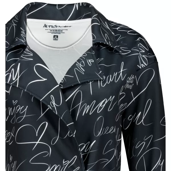  Frauen -Sweatshirt -Premium -Tasche für Frauen ALTISPORT VOJ/ALW084MI05 SCHWARZ 