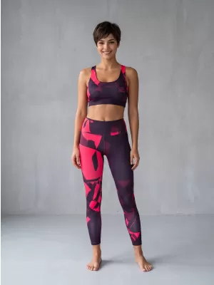 Lange Leggings für Frauen Premium ALTISPORT VOJ/ALW080LEG01 WEINRÖTET