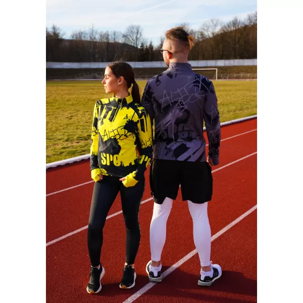  Herren Sport Sweatshirt Premium Plus ALTISPORT VOJ/ALM076MI04 DUNKELGRAU 
