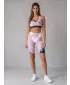 Frauen -Leggings über den Knien Premium ALTISPORT VOJ/ALW081LEG02 ROSA SCHWARZ