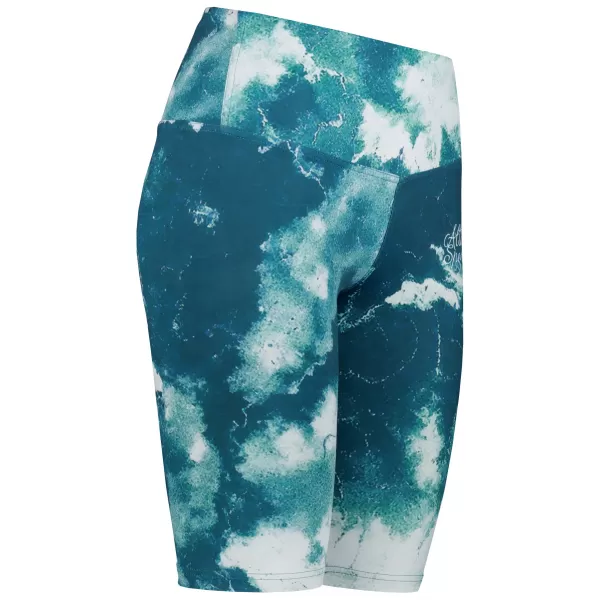 Frauen -Leggings über den Knien Premium ALTISPORT VOJ/ALW066LEG02 GRÜN -BLUE 