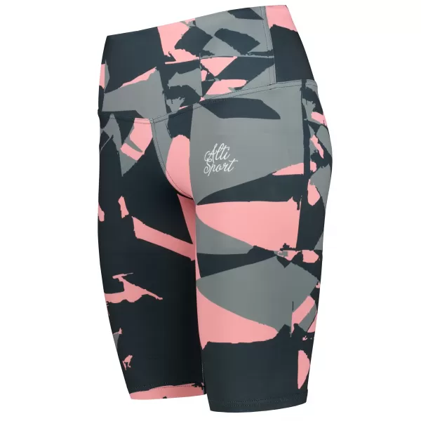  Frauen -Leggings über den Knien Premium ALTISPORT VOJ/ALW080LEG02 SCHWARZ-LOSOS 