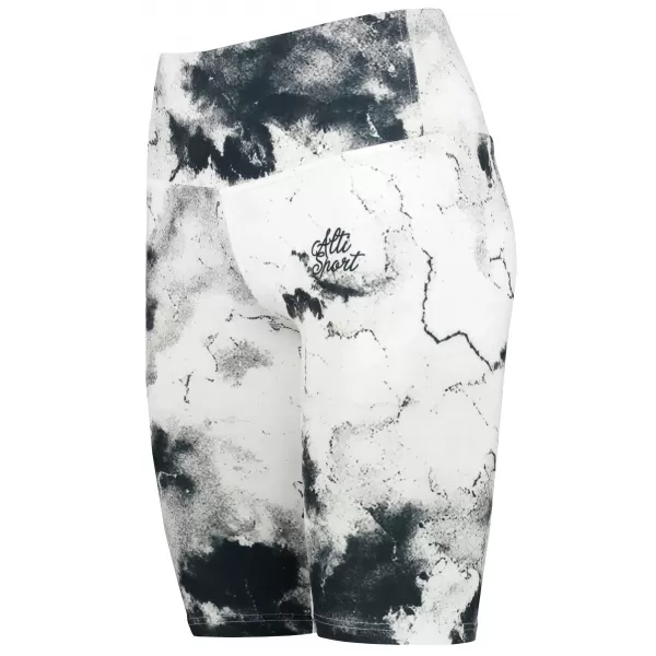  Frauen -Leggings über den Knien Premium ALTISPORT VOJ/ALW066LEG02 WEIß -UND -SCHWARZ 