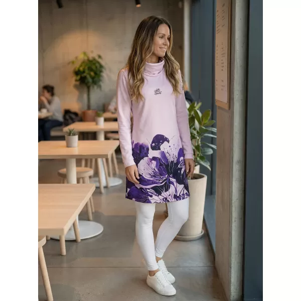  Damen erweitertes Premium -Sweatshirt ALTISPORT VOJ/ALW090MI06 LILA 