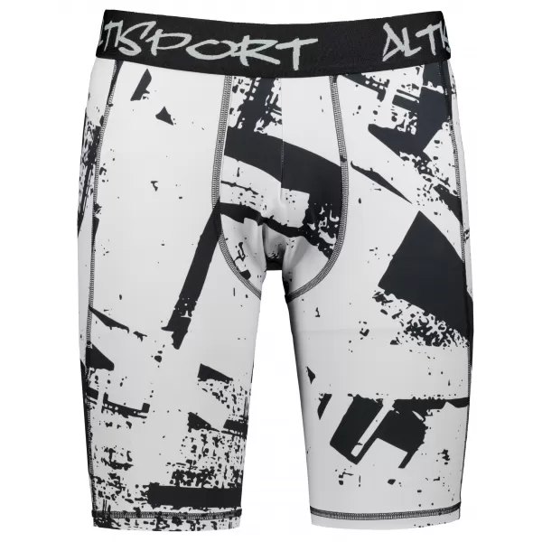  Männersport -Leggings über den Knien der Prämie ALTISPORT VOJ/ALM079LEG02 SCHWARZ -GRAY 