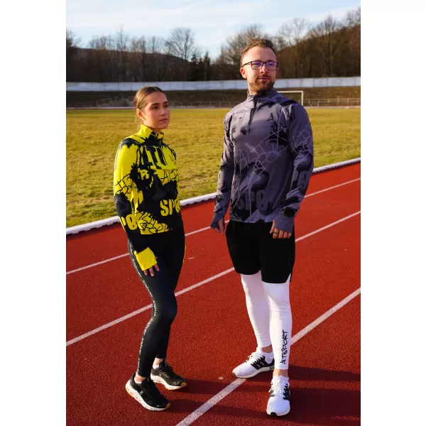  Herren Sport Sweatshirt Premium Plus ALTISPORT VOJ/ALM076MI04 DUNKELGRAU 