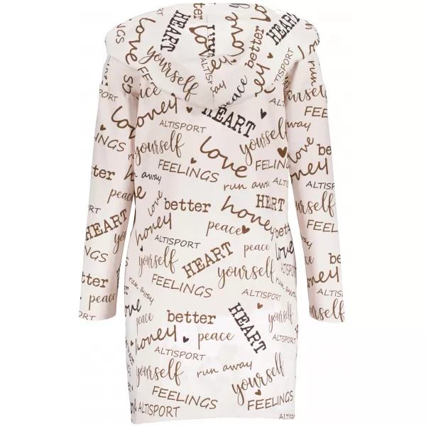  Damen -Strickjacke Premium ALTISPORT VOJ/ALW067MI07 CREME 
