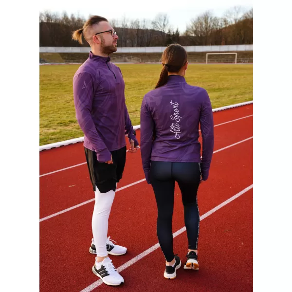  Herren Sport Sweatshirt Premium Plus ALTISPORT VOJ/ALM072MI04 LILA 