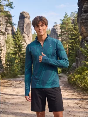 Herren Sport Sweatshirt Premium Plus ALTISPORT VOJ/ALM072MI04 KEROSIN