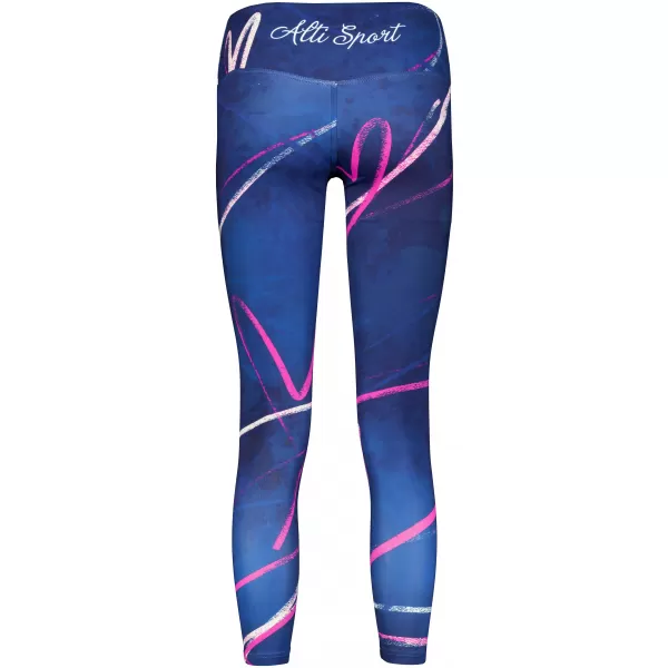  Lange Leggings für Frauen Premium ALTISPORT VOJ/ALW082LEG01 DUNKELBLAU 