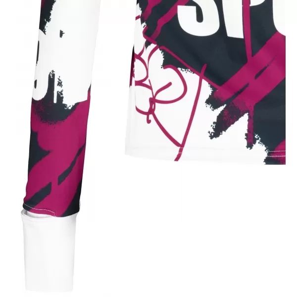  Frauen Sport Sweatshirt Premium Plus ALTISPORT VOJ/ALW076MI04 WEIß/WEIN 