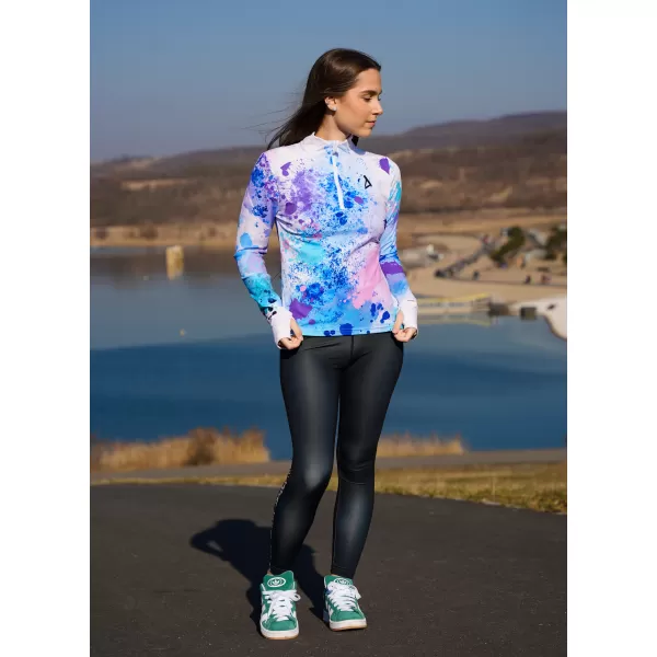  Frauen Sport Sweatshirt Premium Plus ALTISPORT VOJ/ALW055MI04 LILA/BLAU 