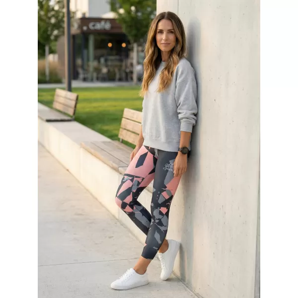  Lange Leggings für Frauen Premium ALTISPORT VOJ/ALW080LEG01 SCHWARZ-LOSOS 