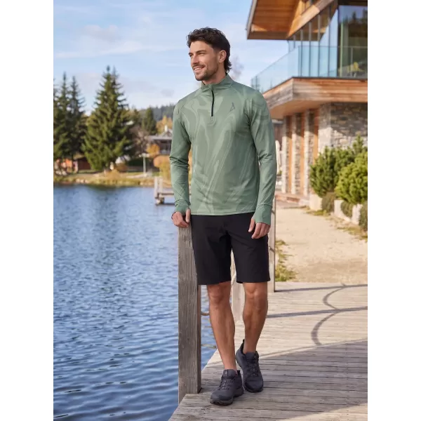 Herren Sport Sweatshirt Premium Plus ALTISPORT VOJ/ALM072MI04 GRÜN 