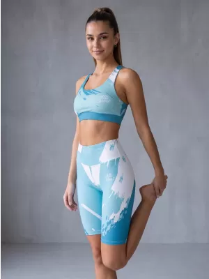 Frauen -Leggings über den Knien Premium ALTISPORT VOJ/ALW081LEG02 BLAU