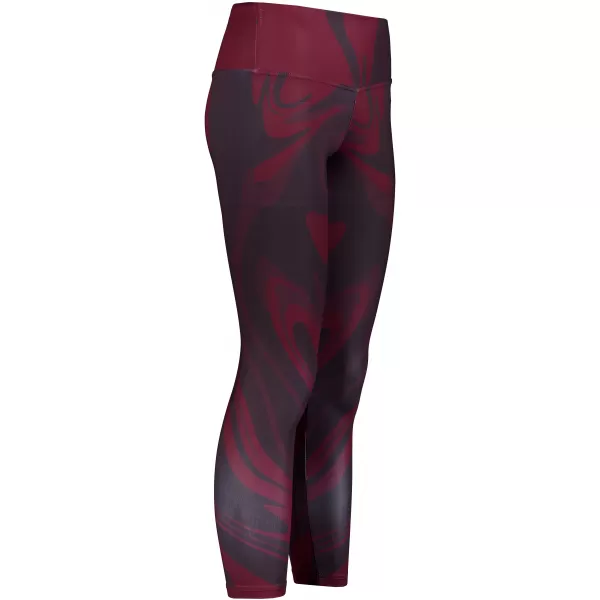  Lange Leggings für Frauen Premium ALTISPORT VOJ/ALW072LEG01 WEINRÖTET 