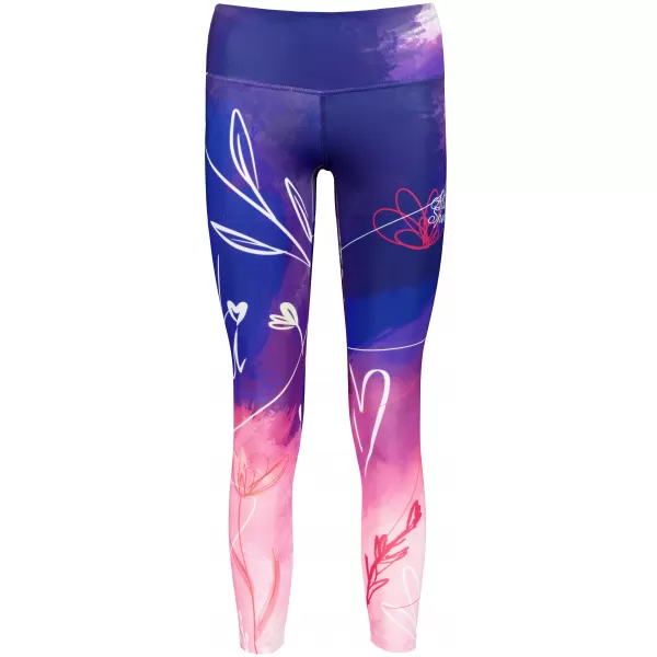  Lange Leggings für Frauen Premium ALTISPORT VOJ/ALW083LEG01 LILA 