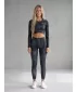 Lange Leggings für Frauen Premium ALTISPORT VOJ/ALW072LEG01 SCHWARZ
