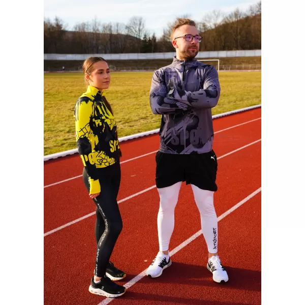  Frauen Sport Sweatshirt Premium Plus ALTISPORT VOJ/ALW076MI04 FLUO-GELB 