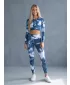 Lange Leggings für Frauen Premium ALTISPORT VOJ/ALW066LEG01 DUNKELBLAU