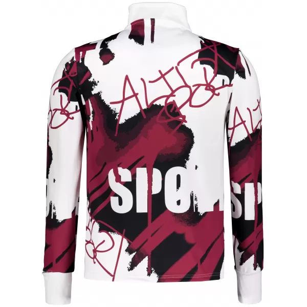  Herren Sport Sweatshirt Premium Plus ALTISPORT VOJ/ALM076MI04 WEIß/ROT 