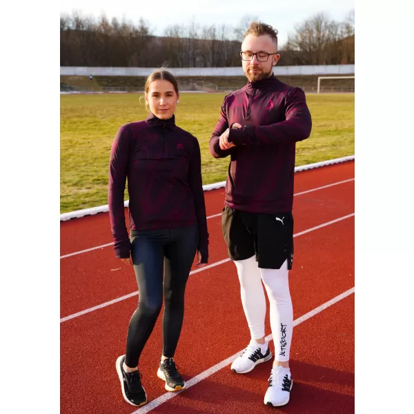  Frauen Sport Sweatshirt Premium Plus ALTISPORT VOJ/ALW072MI04 WEINRÖTET 