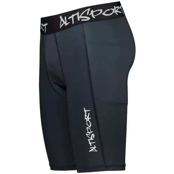  Männersport -Leggings über den Knien der Prämie ALTISPORT VOJ/ALM000LEG02 SCHWARZ 