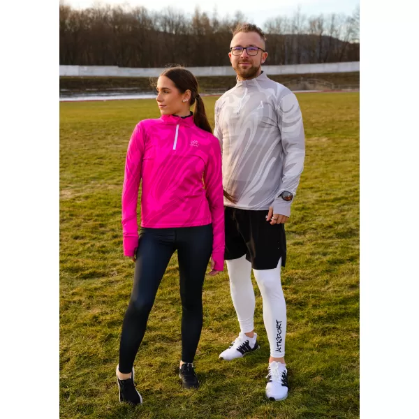  Frauen Sport Sweatshirt Premium Plus ALTISPORT VOJ/ALW072MI04 HEIßROSA 
