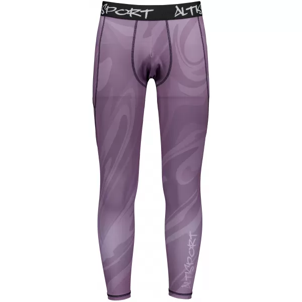  Herrensport -Leggings langer Prämie ALTISPORT VOJ/ALM072LEG01 LILA 