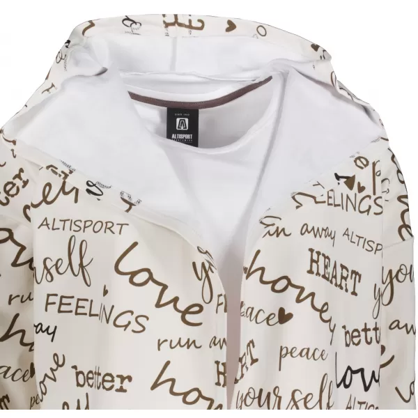  Damen -Strickjacke Premium ALTISPORT VOJ/ALW067MI07 CREME 