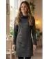 Damen erweitertes Premium -Sweatshirt ALTISPORT VOJ/ALW067MI06 DUNKELBRAUN
