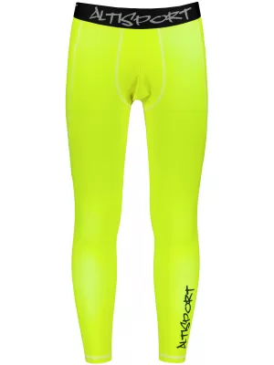 Herrensport -Leggings langer Prämie ALTISPORT VOJ/ALM000LEG01 FLUO-GELB