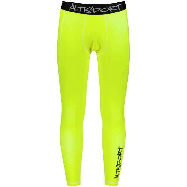  Herrensport -Leggings langer Prämie ALTISPORT VOJ/ALM000LEG01 FLUO-GELB 