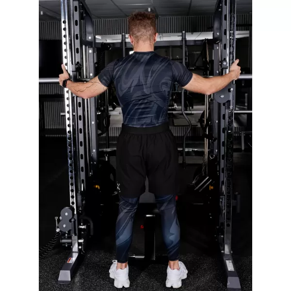 Herrensport -Leggings langer Prämie ALTISPORT VOJ/ALM072LEG01 SCHWARZ 