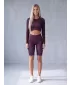 Frauen -Leggings über den Knien Premium ALTISPORT VOJ/ALW072LEG02 WEINRÖTET