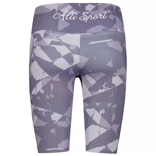  Frauen -Leggings über den Knien Premium ALTISPORT VOJ/ALW080LEG02 GRAUVIOLETT 
