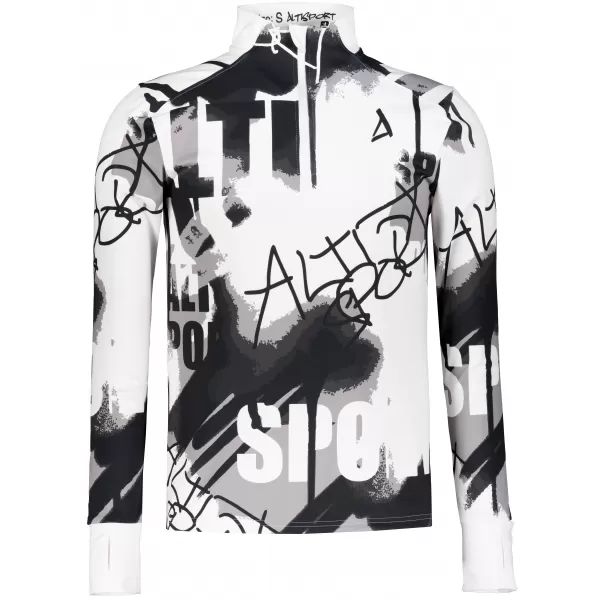  Herren Sport Sweatshirt Premium Plus ALTISPORT VOJ/ALM076MI04 SCHWARZ/WEIß 