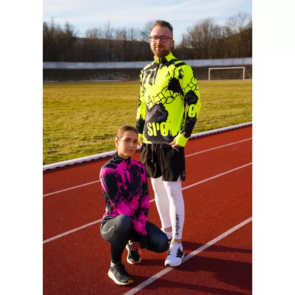  Frauen Sport Sweatshirt Premium Plus ALTISPORT VOJ/ALW076MI04 HEIßROSA 