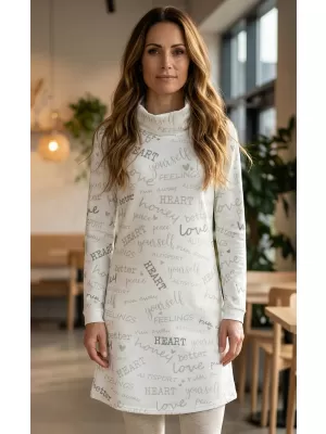 Damen erweitertes Premium -Sweatshirt ALTISPORT VOJ/ALW067MI06 WEIß