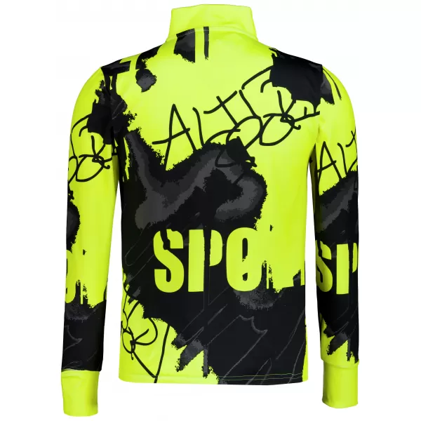  Herren Sport Sweatshirt Premium Plus ALTISPORT VOJ/ALM076MI04 FLUO-GELB 