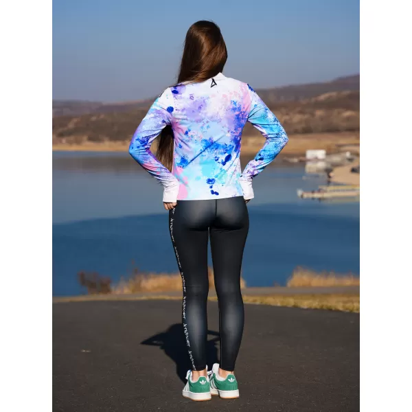  Frauen Sport Sweatshirt Premium Plus ALTISPORT VOJ/ALW055MI04 LILA/BLAU 