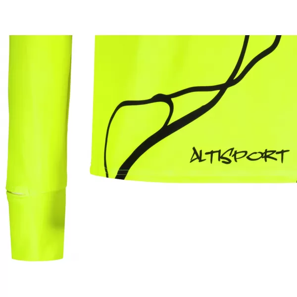  Herren Sport Sweatshirt Premium Plus ALTISPORT VOJ/ALM073MI04 FLUO-GELB 