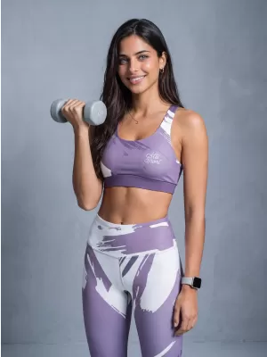 Lange Leggings für Frauen Premium ALTISPORT VOJ/ALW081LEG01 LILA