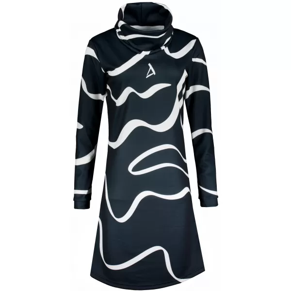  Damen erweitertes Premium -Sweatshirt ALTISPORT VOJ/ALW088MI06 SCHWARZ 