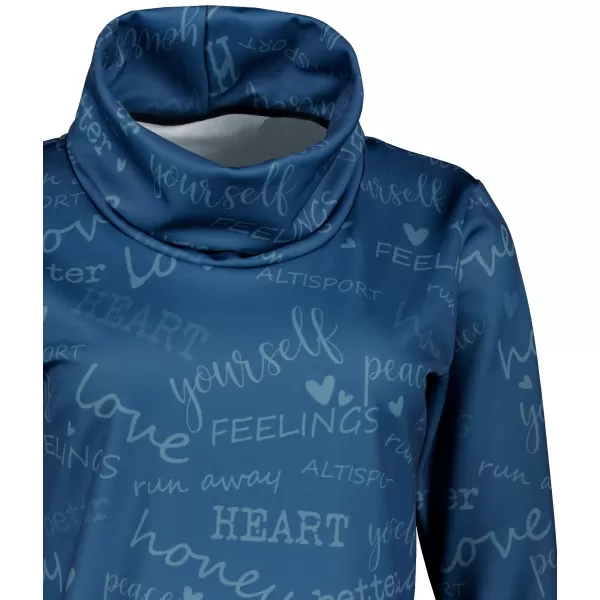  Damen erweitertes Premium -Sweatshirt ALTISPORT VOJ/ALW067MI06 BLAU 