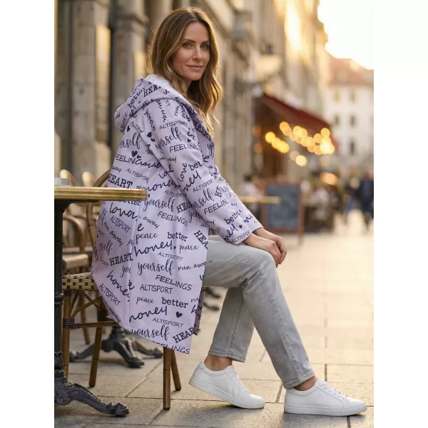  Damen -Strickjacke Premium ALTISPORT VOJ/ALW067MI07 VIOLETT 